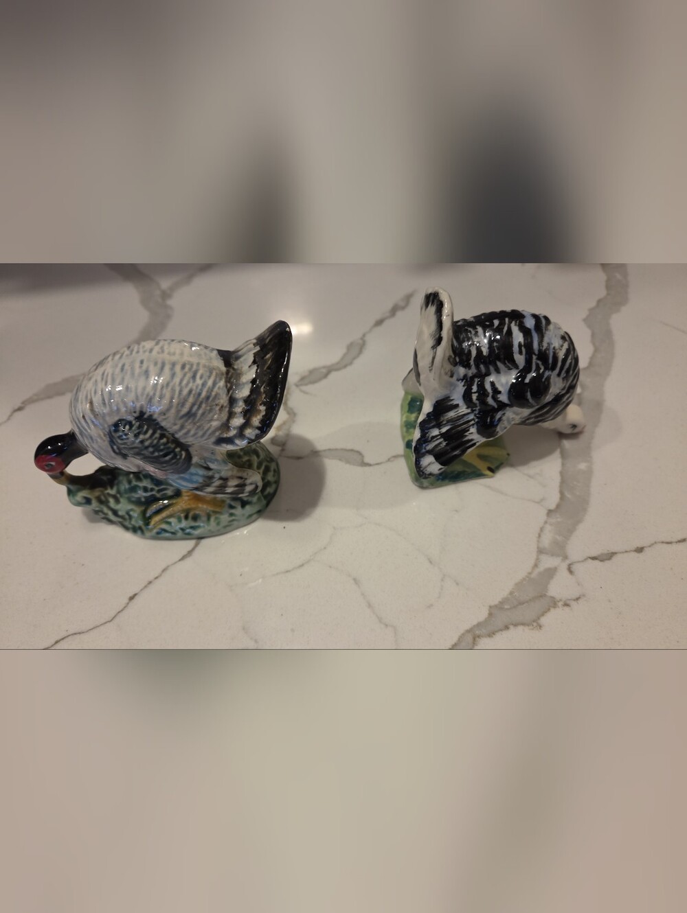 Vintage Made In Japan Salt & Pepper Turkey Shakers.